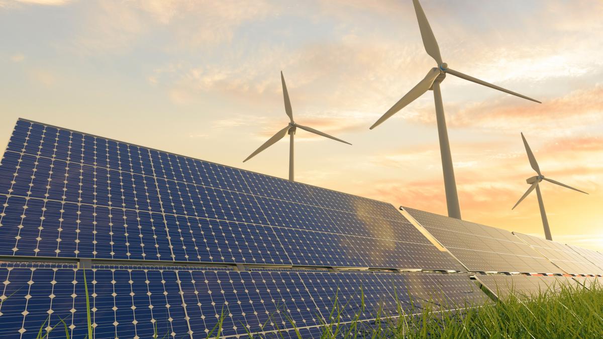 éoliennes et panneaux photovoltaïques